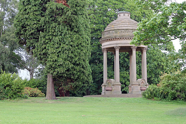 Barrens Victorian water fountain at Roundhay Park, Leeds, UK