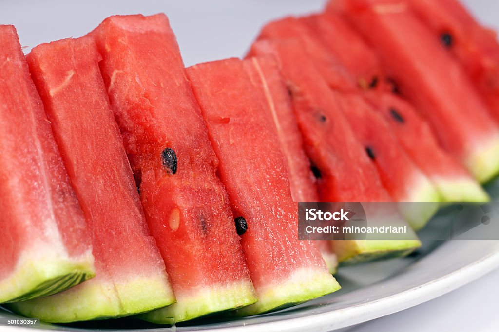 watermelon watermelon on white background - still life Backgrounds Stock Photo