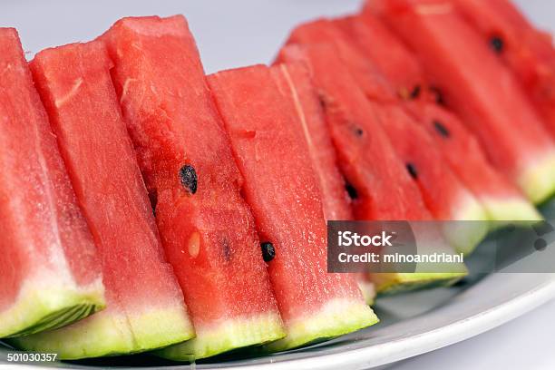 Watermelon Stock Photo - Download Image Now - Backgrounds, Close-up, Colors