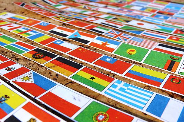istock hundred and fifty World flags 501030744