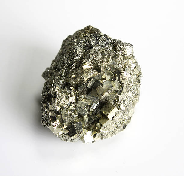 istock Pyrite mineral paterrn 501030973