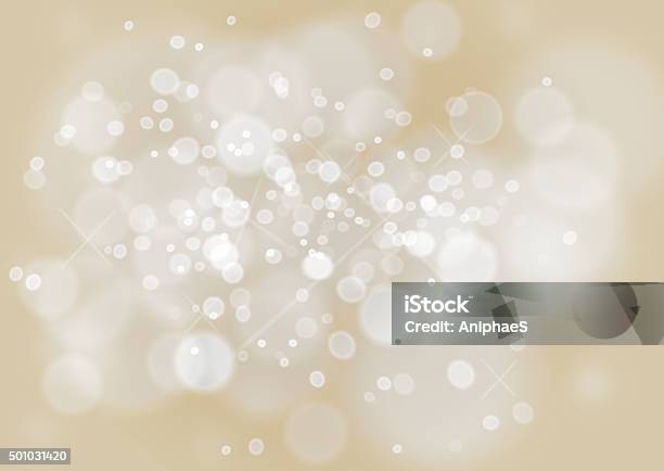 Beautiful Bokeh Background In A Champagne Color And Bubbles Effet Stockfoto en meer beelden van Champagne