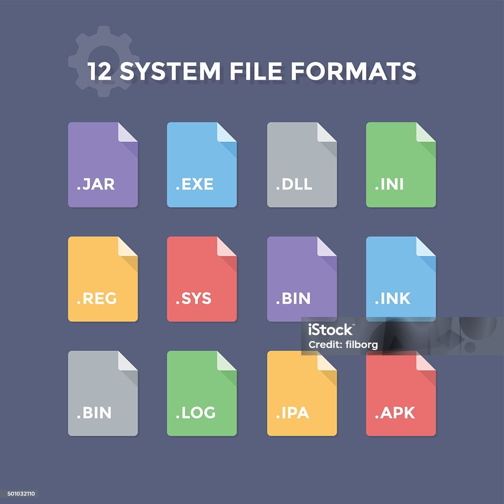 System File Formats Stock Illustration - Download Image Now - 2015 ...