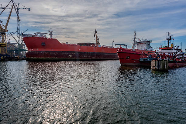 istock large cargo ship in the shipyard in Gdansk, Poland 501032872