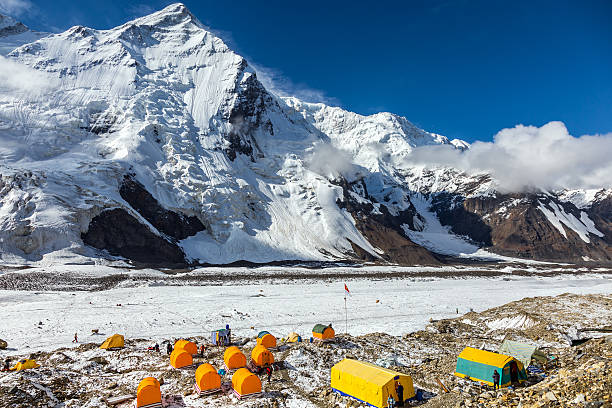 istock Base Camp of High Altitude Mountain Expedition 501037888