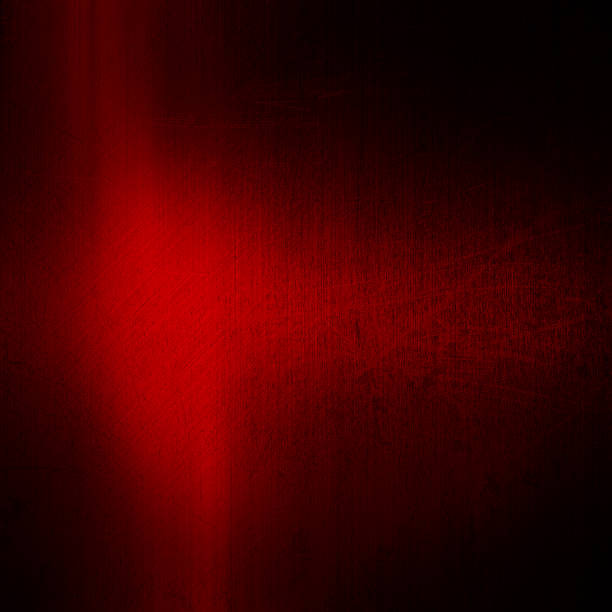 istock Red grunge brushed metal background 501040585