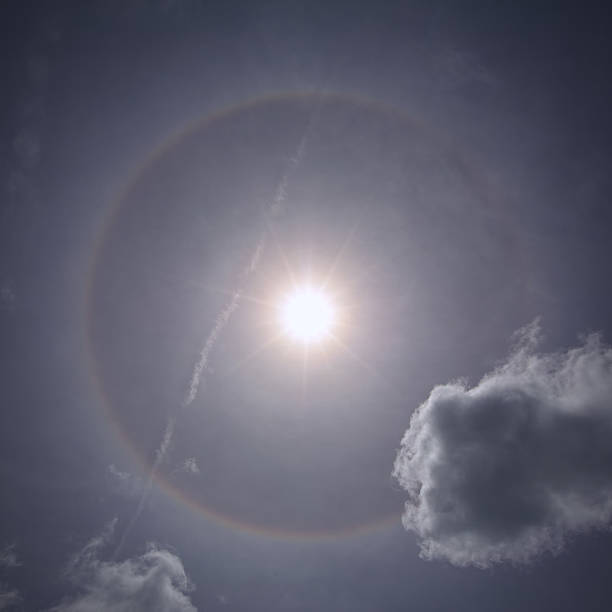 istock fantastic beautiful sun halo phenomenon 501041307