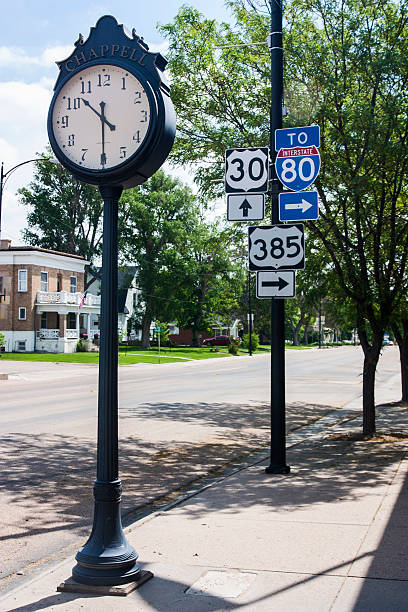 istock Street clock Chappell Deuel County Nebraska 501041733