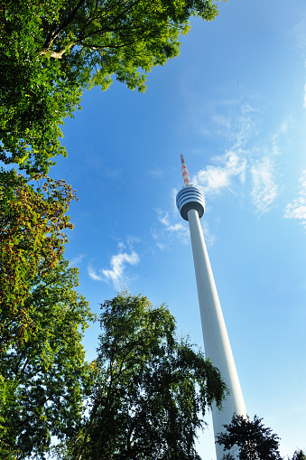 tv tower antena building in germany