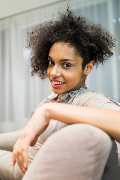 istock Happy African American woman. 501041967