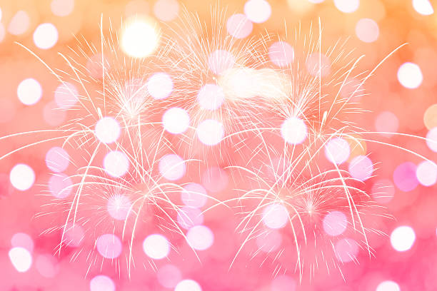istock Fireworks and bokeh at New Year and copy space 501042792
