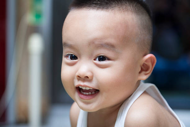 istock Close-up of cute little boy 501045443