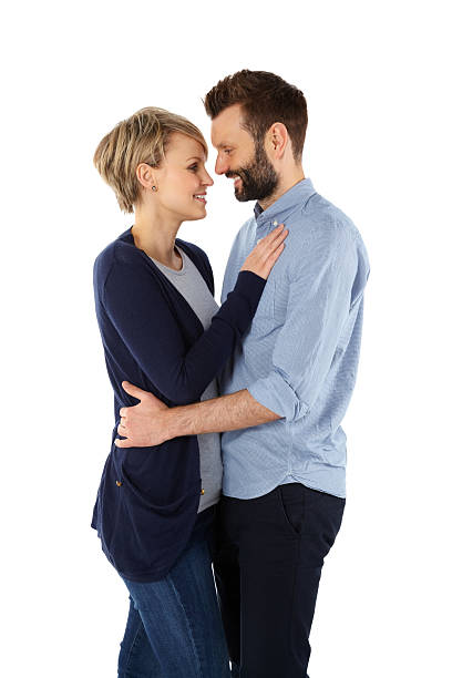 istock Beautiful young couple in love 501045923