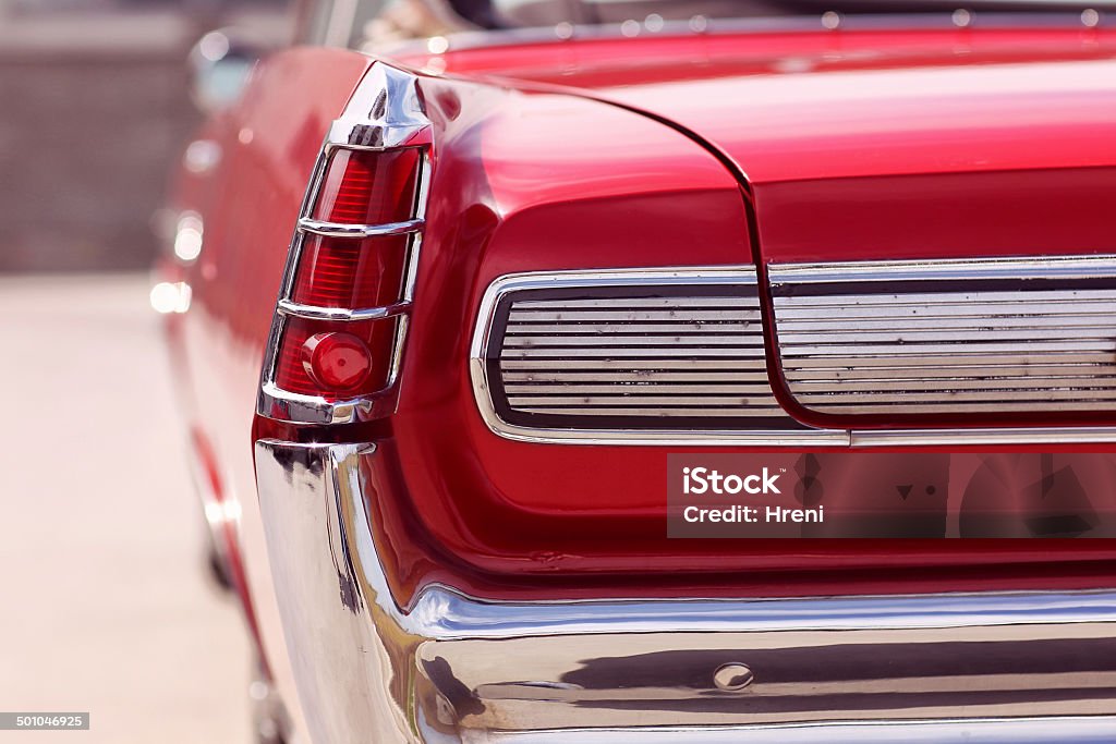 red car retro vintage elegant sunny day 1970-1979 Stock Photo