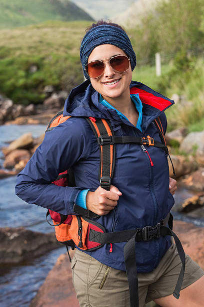 istock Sporty brunette on a hike 501047055