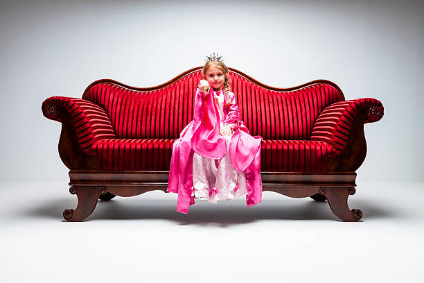 istock Little Princess -  Child Sofa Vintage Luxury 501047089