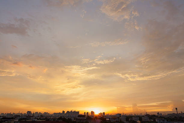 istock Sunset sunrise in Bangkok, Thaland. 501057418