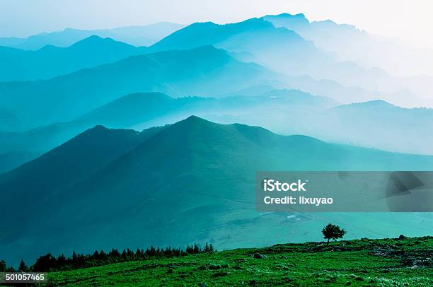 Himalaya Mountains Covered In Mist And Fog Stock Photo - Download Image Now - Nature, Landscape - Scenery, Mountain