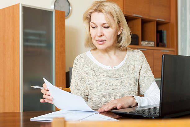 istock Serious mature woman 501057689