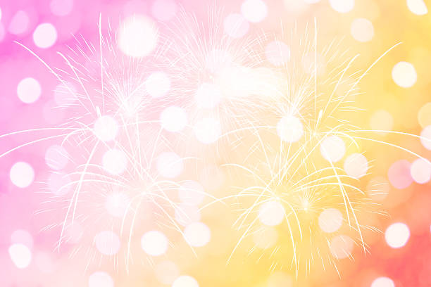 istock Fireworks and bokeh at New Year and copy space 501057736
