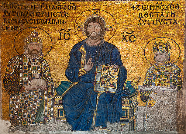 istock Mosaic image of Jesus Christ 501058585