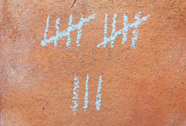 istock Chalk Count Sign on Brown Clay 501058823