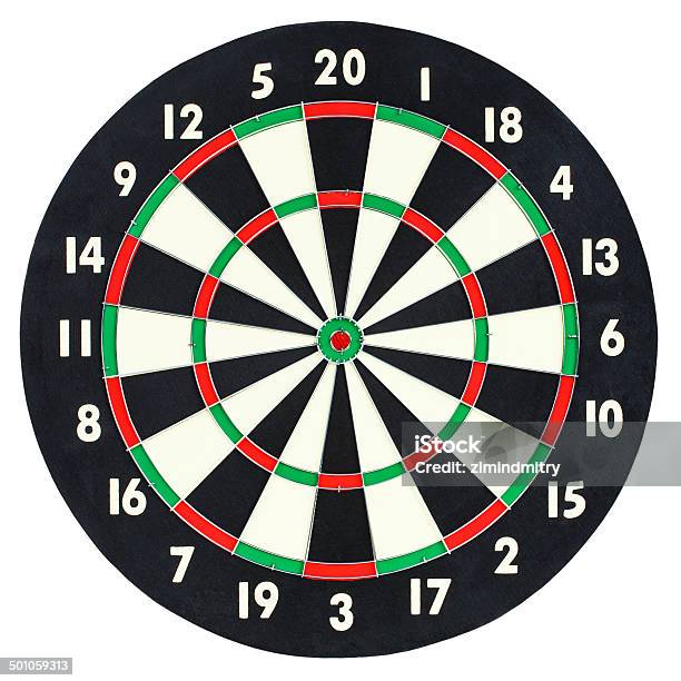 Darts Board Stock Photo - Download Image Now - Accuracy, Bull's-Eye, Circle