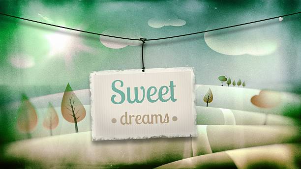istock Sweet dreams, vintage children illustration 501059467