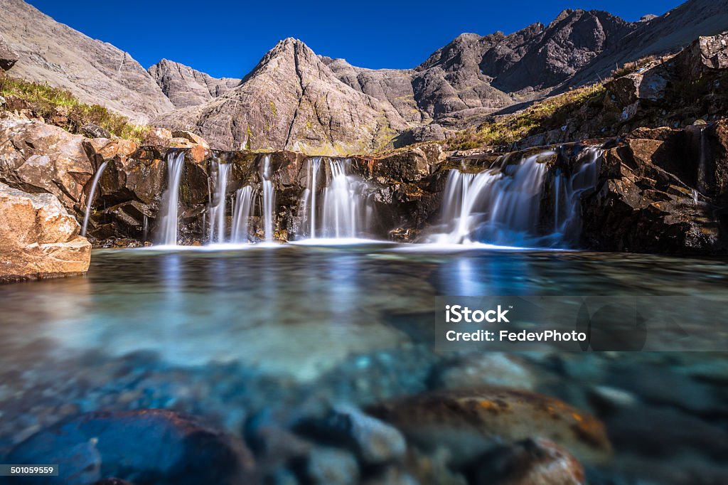 Turchese pool in Scozia - Foto stock royalty-free di Skye