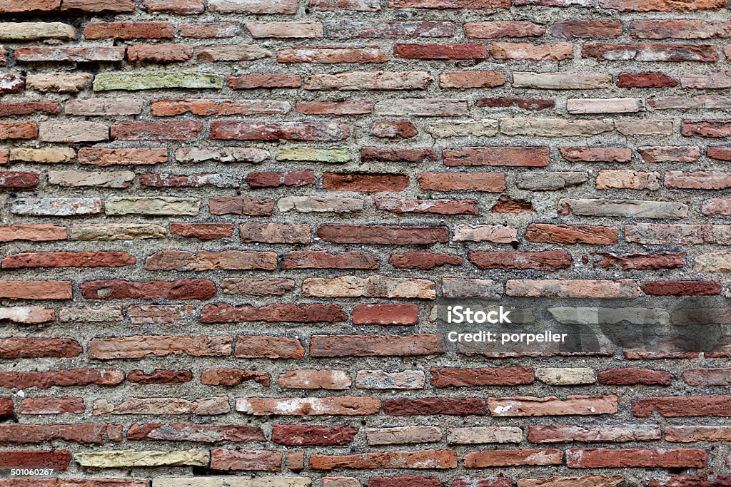 Ancient Rome Wall An ancient roman brick wall Ancient Stock Photo