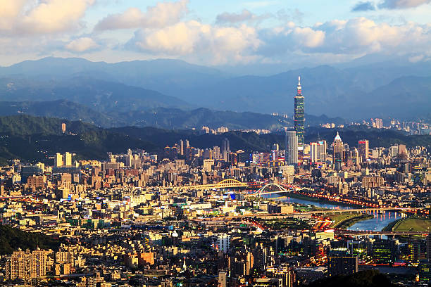 istock Full view of Taipei city 501060663