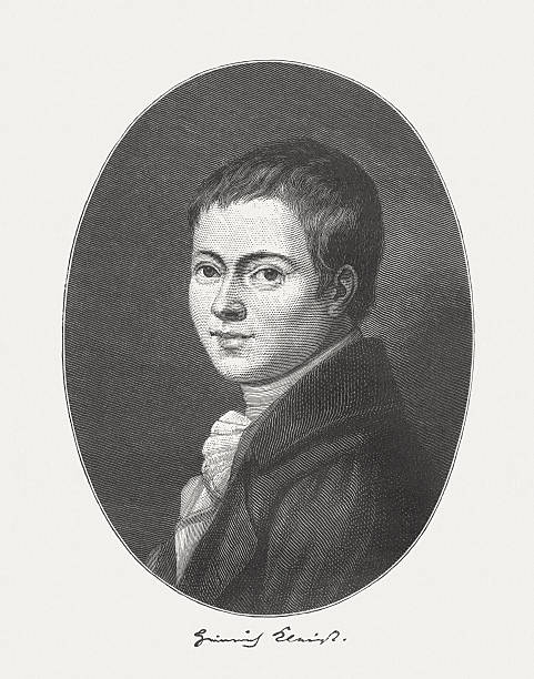 istock Heinrich von Kleist (1777-1811), German dramatist, wood engraving, published 1882 501060725