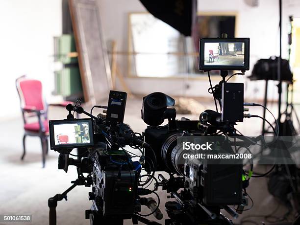 Professional Digital Video Camera Stock Photo - Download Image Now - The Media, Performing Arts Event, Home Video Camera