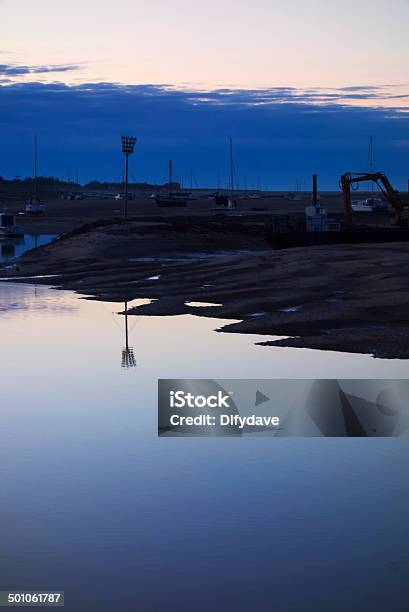 Wells Harbour Norfolk Uk Stock Photo - Download Image Now - Beacon, Color Image, Dusk