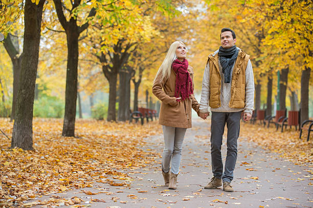 istock Romance in Autumn park 501062405