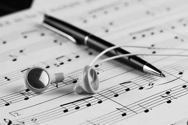 istock Sheet music with a number of accessories 501063174