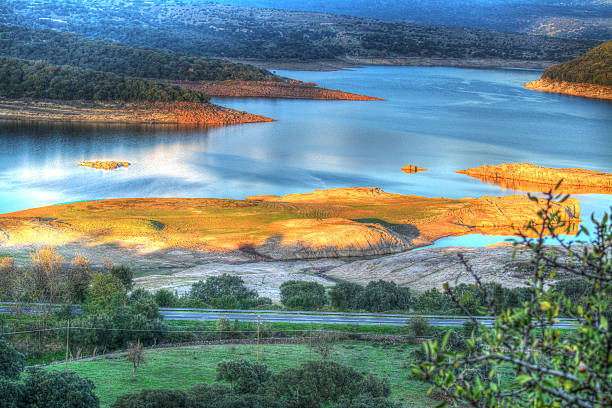 istock Monteleone lake at sunset 501063194