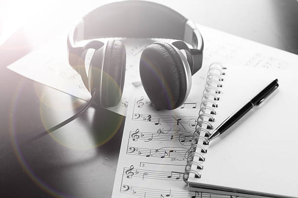 istock Sheet music with a number of accessories 501063240