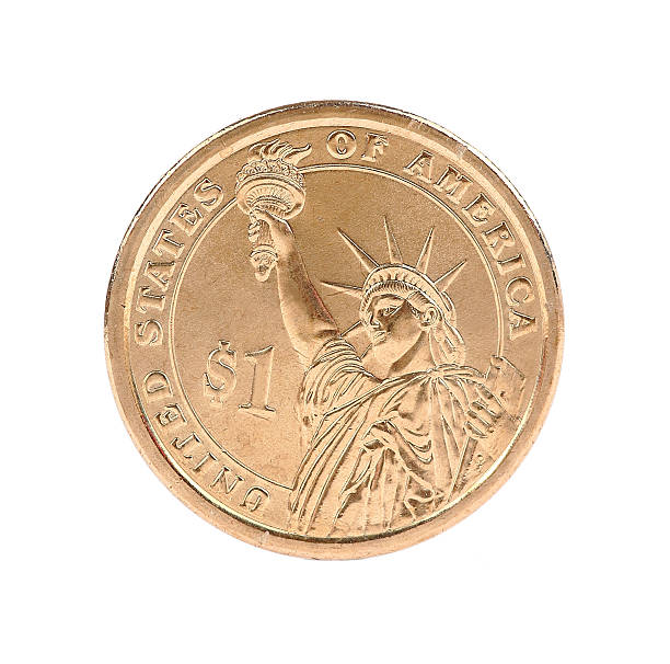 istock Golden Dollar Coin 501063974
