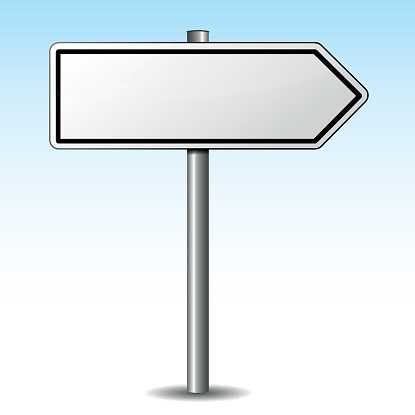 Direct Sign Symbol Vector Directional Sign Stock Illustration - Download Image Now - Road ...