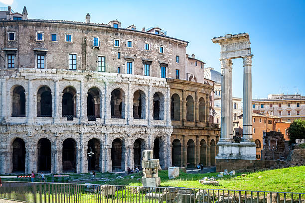 istock The ancient building in a street in central Rome 501065464