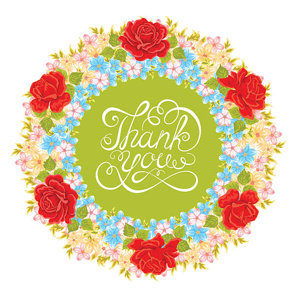 istock Vector flower wreath. Floral element for design of greeting card 501066886