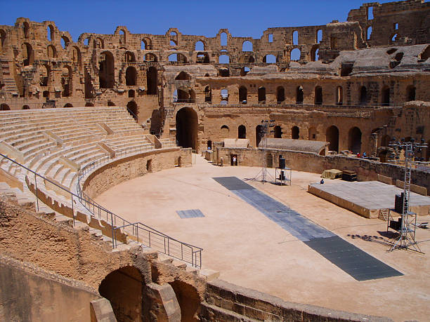 istock Inside Roman El Jem Amphitheatre Tunisia 501068596