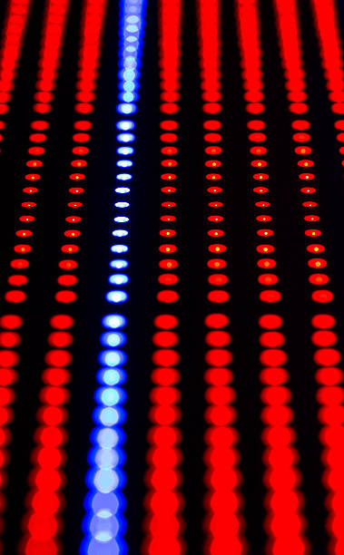 Led light background Led light background with glow. red backgorund stock pictures, royalty-free photos & images