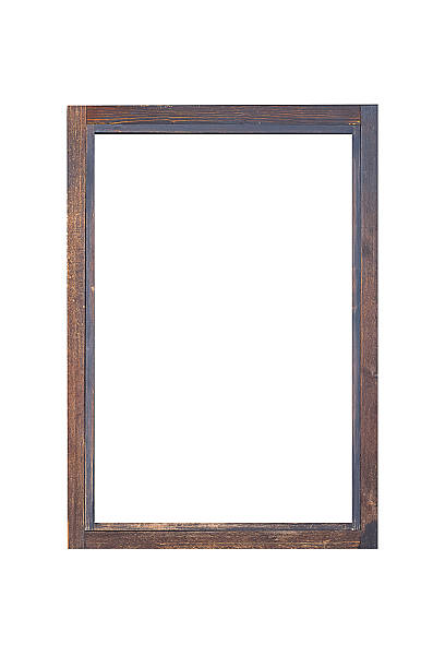 istock Blank old wood shop signboard isolated on white background 501071960