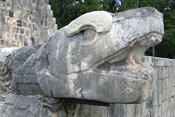 istock Mesoamerican ballcourt in Chichen Itza, Mexico 501073016