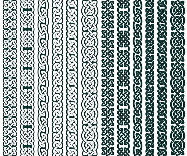 Vector illustration of Celtic Patterns Collection