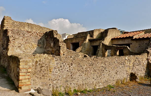 istock Herculaneum, street, house, wall 501088118