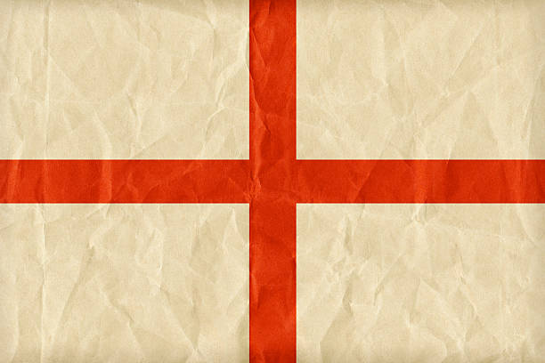 England flag pattern on paper texture,retro vintage style