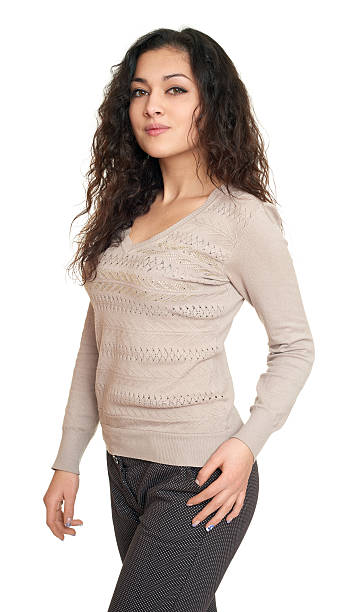 istock young woman portrait on white 501092792